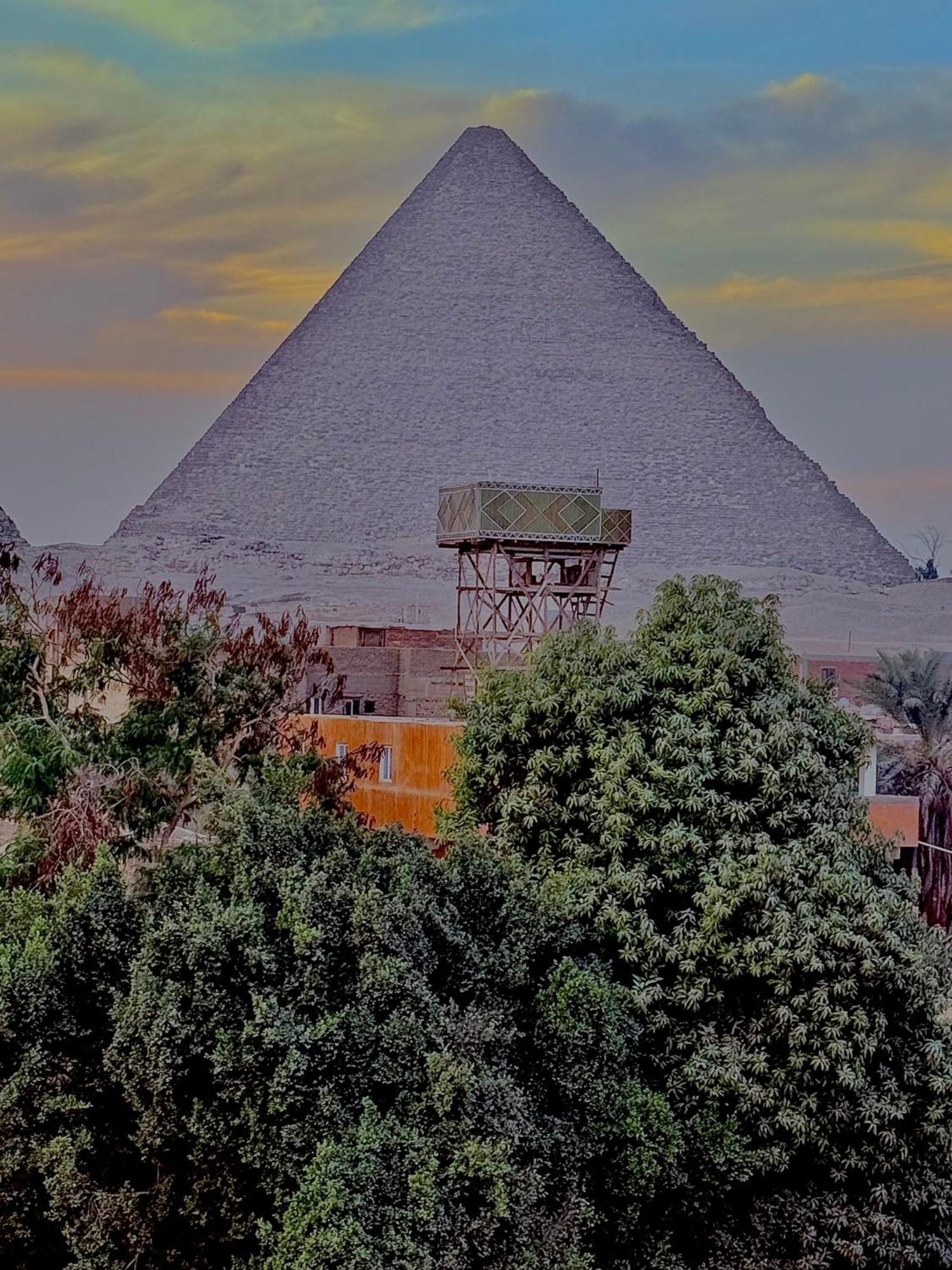 Flower Pyramids Inn Kafret el-Gabal Exteriér fotografie