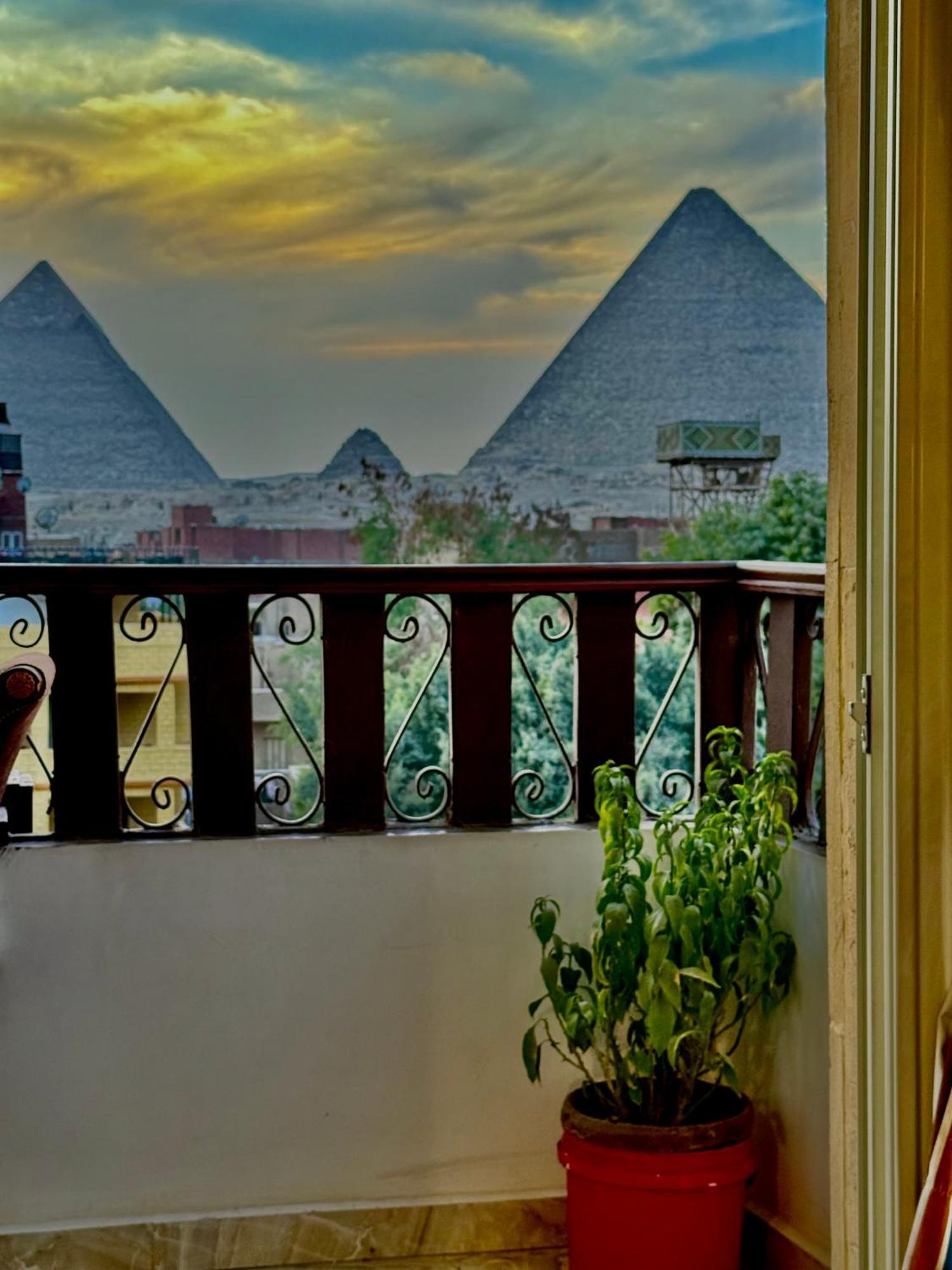 Flower Pyramids Inn Kafret el-Gabal Exteriér fotografie